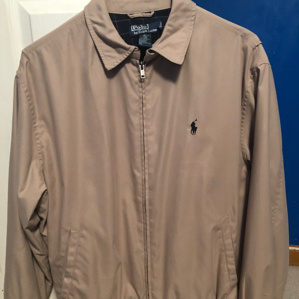 Men's Polo Lightweight Khaki Jacket